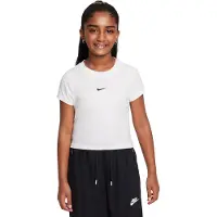 Nike Sportswear Short Sleeve T-shirt Blanc 12-13 Years Fille