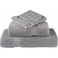 vidaXL Serviettes de bain de qualité supérieure SOLUND 4 pcs gris