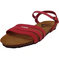 Plakton Sandales à lanières 'Fran Alou' rouge foncé