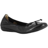 Wonders pour femme. A-61112_3465_5792 Ballerines en Cuir Bo 12 Noir (40), Plat, Aucun, Casuel