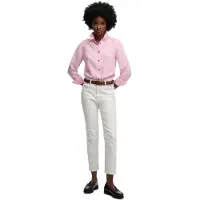 Superdry pour femme. W4010587A Premium Slim Shirt pink (XS), Casuel, Rose, Lin, Manche longue