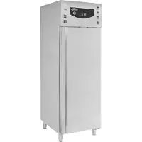 CombiSteel Réfrigérateur à 1 porte et 3 étagères GN1/2 d'une capacité de 560 litres, en acier inoxydable