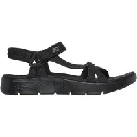 SKECHERS Go Walk Flex Sandal - Sublime Sandalen Plat - Zwart - Maat 39