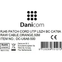 Dsit UTP CAT6a 50m orange