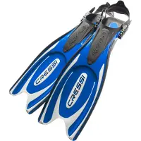 Cressi Frog Plus Diving Fins Bleu,Gris EU 39-41