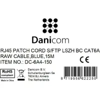 Dsit CAT 6a Câble réseau LSOH