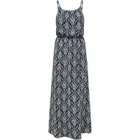 ONLY Robe d’été 'ONLWinner' bleu foncé / blanc