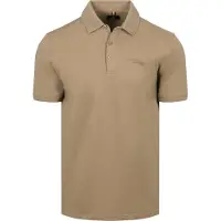 State of Art Polo Piqué Beige Taupe taille 4XL