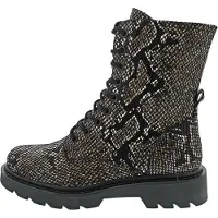 Tamaris Damen Stiefelette Schwarz/Snake
