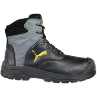 Puma Bottes à lacets Borneo MT MID SRC S3, Taille 48, Niveau de protection:S3, Taille:46, Couleur:noir, Largeur:nv