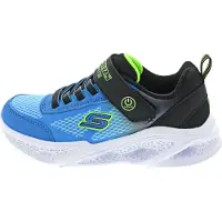 SKECHERS Baskets 'METEOR-LIGHTS - KRENDOX' bleu clair / vert clair / noir