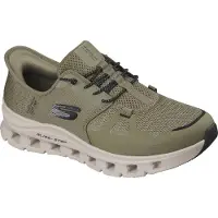 SKECHERS Baskets basses 'Glide Step Pro' kaki / noir