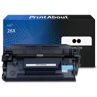 PrintAbout Toner compatible pour HP 26X (CF226XD) - pack de 2 - Noir - Grande capacité - Multipack