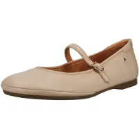 Pikolinos pour femme. W2S-2631CO Ballerines en cuir beige Carmona (38), Plat, Boucle, Casuel