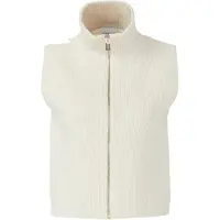 Comma Gilet crème