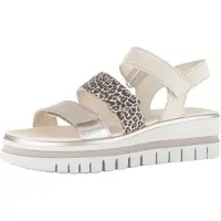 Gabor Sandales beige clair / marron / noir / argent