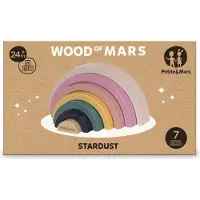 Petite&Mars Jouet pliant en bois Stardust Wood of Mars 24m+ Aurora Pink