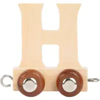 Small Foot - Train de lettres en bois H - Lot de 12 - Jouet