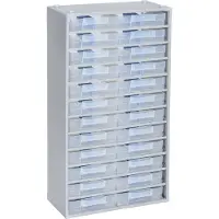 Allit 464810 Magasin pour petites pièces VarioPlus ProM 57/48 (L x H x P) 300 x 565 x 140 mm Argent 1 pce (464810)