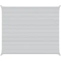 vidaXL Voile D'ombre Gris Clair Et Blanc 6 X 5 M