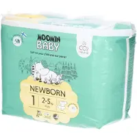 Moomin Baby Moomin Couches Écologiques Taille 1 Newborn (2-5 kg) 25 pc(s) Couches