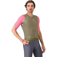 Castelli Corretto Short Sleeve Jersey Marron M Homme