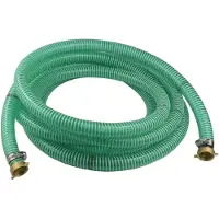 KLASEBO tuyau d'aspiration + de refoulement 1"/25mm avec raccord de tuyau 2/3 des deux côtés 1" FI 15m