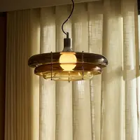 Market Set Suspension , Sunset, dimmable, Brun / rouille, Salle à manger, Verre, Design