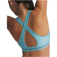 Under Armour Crossback Medium Impact Sports Bra Bleu L Femme