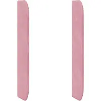 vidaXL Tête de lit « Oreille » rose 80 x 16 x 4 cm, velours