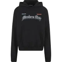 Mister tee Sweat-shirt gris basalte / rouge sang / noir / blanc