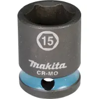 Makita Clé à douille E-15964 Impact Black 3/8pouce extérieur 4 pans D.15mm court