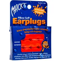 Macks Kinder PillowSoft Ohrstöpsel 6er-Pack Orange 6 Paare