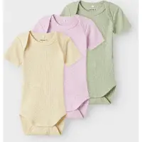 Name it Barboteuse / body chamois / vert / lilas