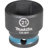 Makita Clé à douille E-16025 Impact Black 3/8pouce extérieur 4 pans D.21mm court