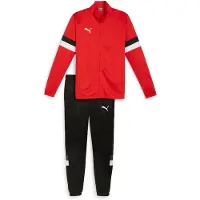 Puma Survêtement 'Team Rise' rouge orangé / noir / blanc