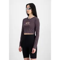 Alpha industries T-shirt jaune / violet / violet foncé