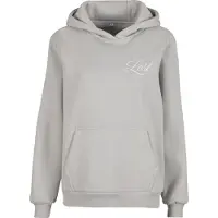 Miss Tee Lost Flowers Fluffy Hoodie Gris M Femme