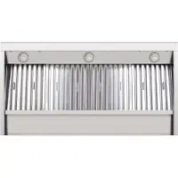 CombiSteel Hotte aspirante murale 1200 mm - hotte aspirante - LED 3x3 - avec moteur