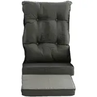 CLP lot de 3 housses de coussin Breno Autre décoration intérieure Couleur : Anthracite
