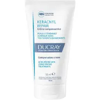 PIERRE FABRE DERMO KOSMETIK - Geschäftsbereich: AVENE - DUCRAY - A-DERMA - RENE FURTERER Keracnyl Repair Soothing Compensating Cream crème apaisante et hydratante pour peaux sensibles sujettes à l'acné 50 ml
