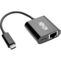 Eaton Corporation U436-06N-GB-C Adaptateur réseau USB-C vers Gigabit avec recharge USB-C PD