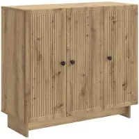 vidaXL Buffet en chêne Artisan 89 x 34,5 x 80 cm, aggloméré