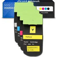 PrintAbout Toner compatible pour Xerox 006R04356/57/58/59 - 4 couleurs - Multipack