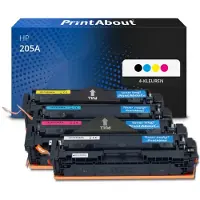 PrintAbout Toner compatible pour HP 205A (CF530A) - 4 couleurs - Multipack