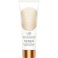 Sensai Silky Bronze crème protectrice visage anti-soleil SPF 50+ 50 ml
