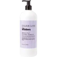 The Insiders Shampooing Beautiful Blonde - 1000 ml - shampooing argenté - Pour tous types de cheveux - (Shampoing pour cheveux gris, 1000 ml)