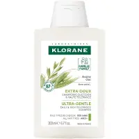 Klorane Shampooing à l'extrait d'avoine 200ml - Hydratation intense pour des cheveux soyeux & brillants