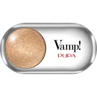 Pupa Milano Vamp! Radiant Baked Eyeshadow fard à paupières effet miroitant longue tenue teinte 202 Precious Gold - WET & DRY 1 g