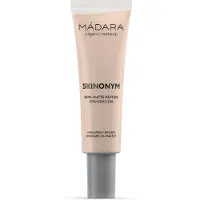 Mádara Skinonym Semi-Matte Peptide fond de teint longue tenue avec des peptides teinte Ivory 20 30 ml